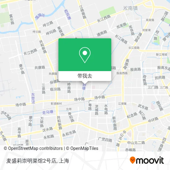 麦盛莉崇明菜馆2号店地图