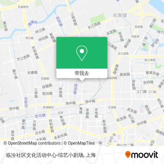 临汾社区文化活动中心-综艺小剧场地图