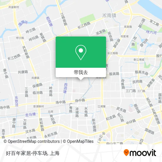 好百年家居-停车场地图