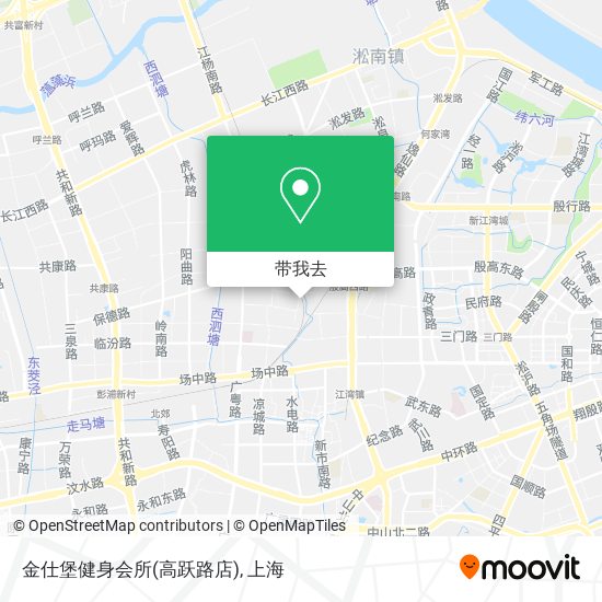 金仕堡健身会所(高跃路店)地图