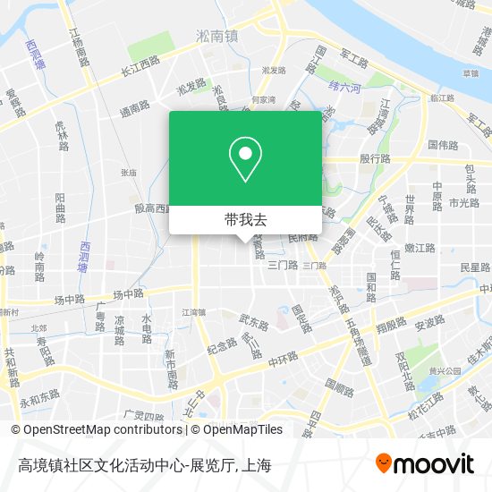 高境镇社区文化活动中心-展览厅地图