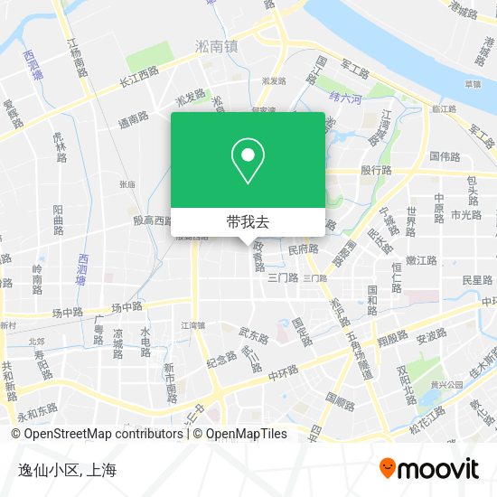 逸仙小区地图