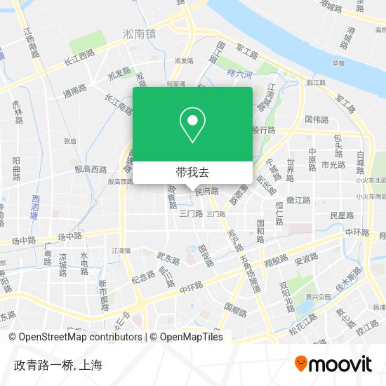 政青路一桥地图