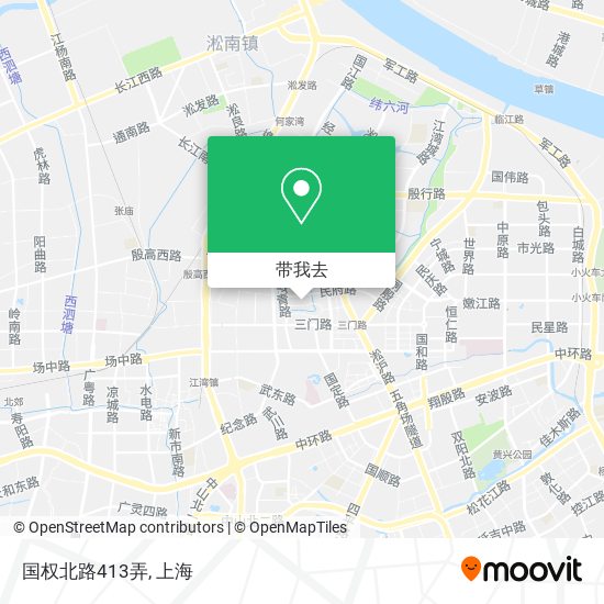 国权北路413弄地图