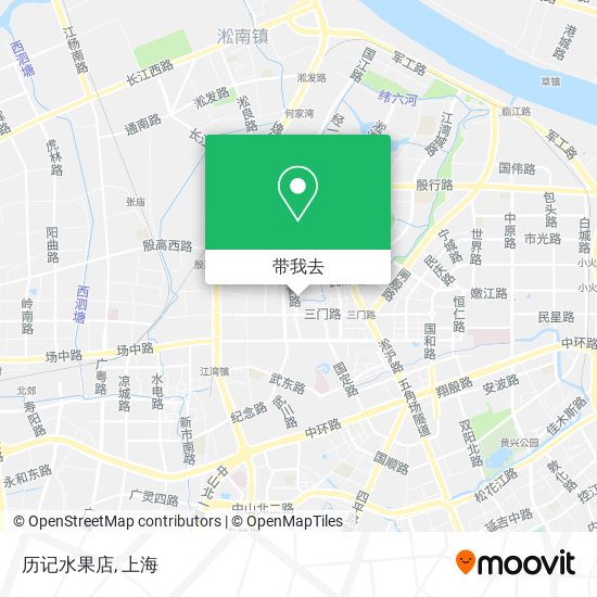 历记水果店地图