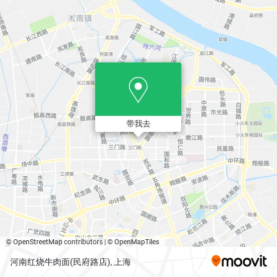 河南红烧牛肉面(民府路店)地图