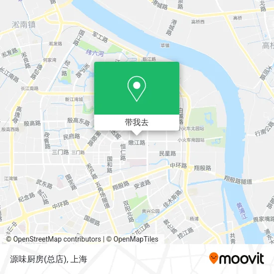 源味厨房(总店)地图