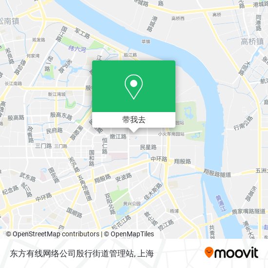 东方有线网络公司殷行街道管理站地图