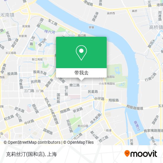 克莉丝汀(国和店)地图