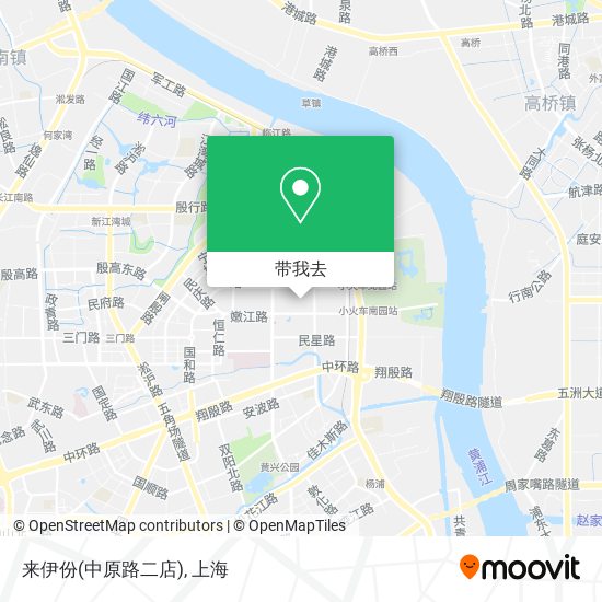 来伊份(中原路二店)地图