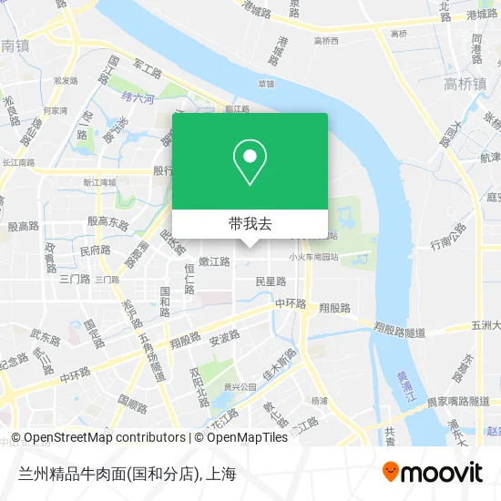 兰州精品牛肉面(国和分店)地图