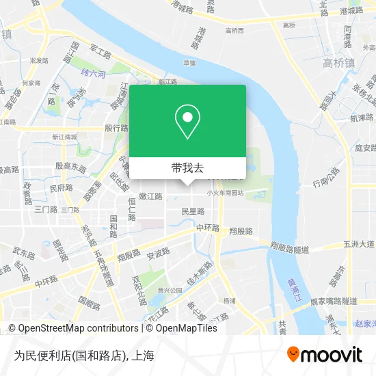 为民便利店(国和路店)地图