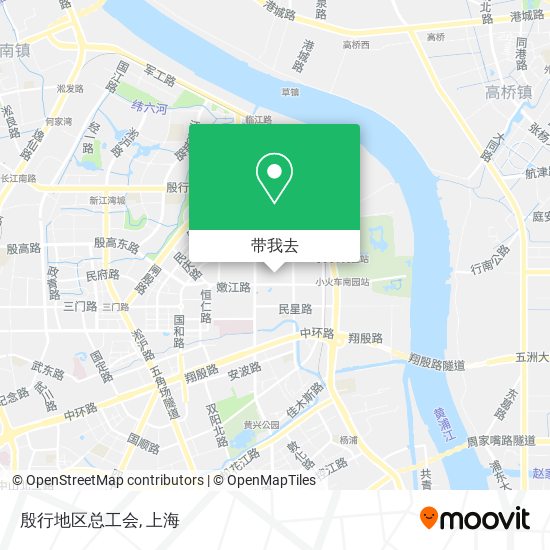殷行地区总工会地图