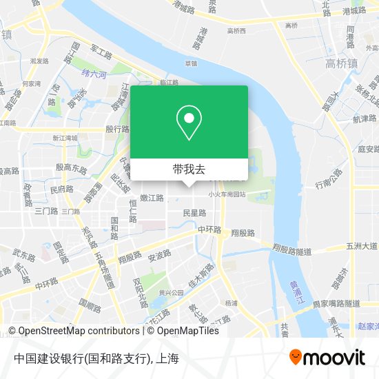 中国建设银行(国和路支行)地图
