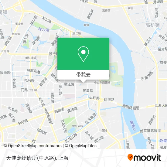 天使宠物诊所(中原路)地图