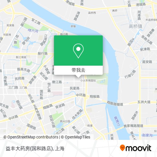 益丰大药房(国和路店)地图
