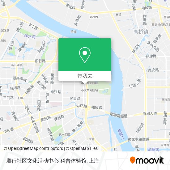 殷行社区文化活动中心-科普体验馆地图