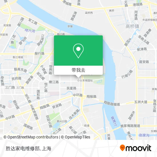 胜达家电维修部地图
