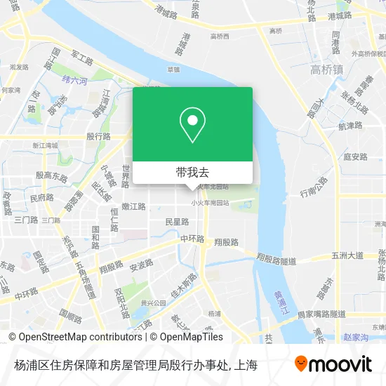 杨浦区住房保障和房屋管理局殷行办事处地图