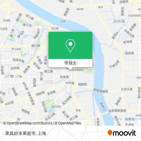 果真好水果超市地图