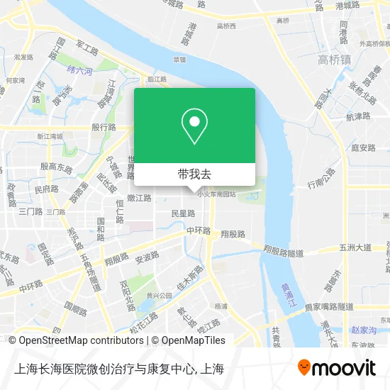 上海长海医院微创治疗与康复中心地图