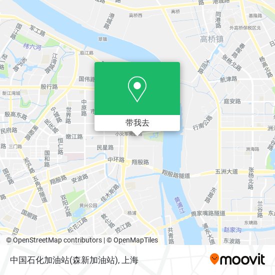 中国石化加油站(森新加油站)地图