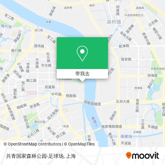 共青国家森林公园-足球场地图