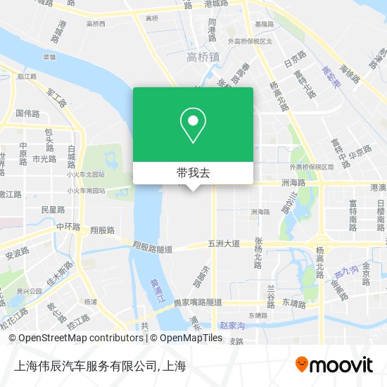 上海伟辰汽车服务有限公司地图