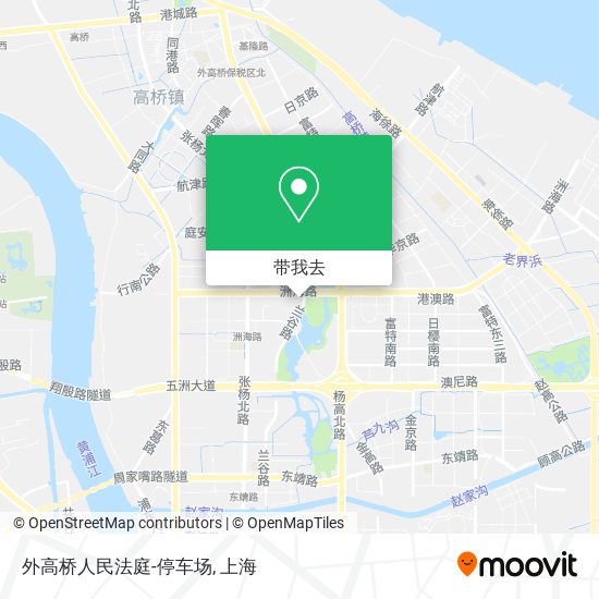 外高桥人民法庭-停车场地图