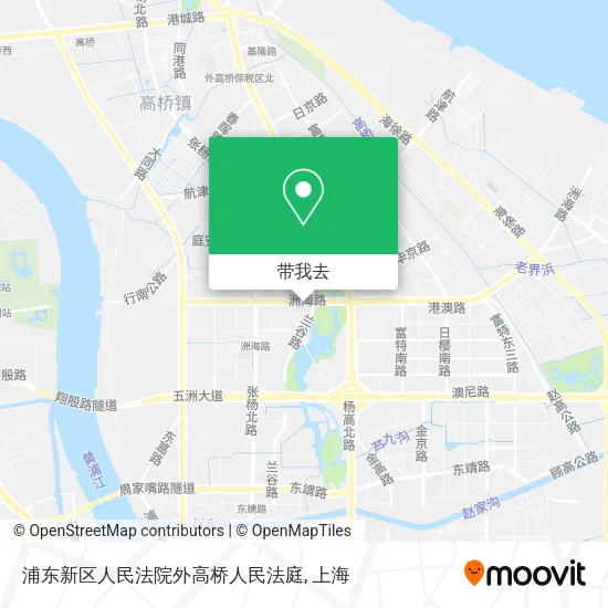 浦东新区人民法院外高桥人民法庭地图