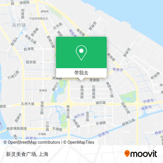 新灵美食广场地图