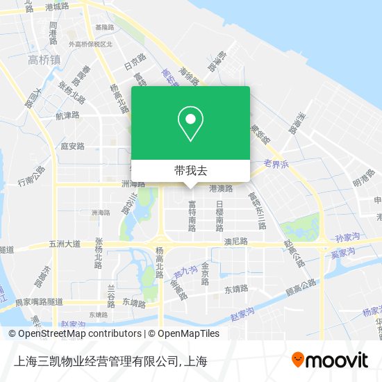 上海三凯物业经营管理有限公司地图