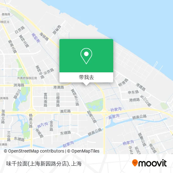 味千拉面(上海新园路分店)地图