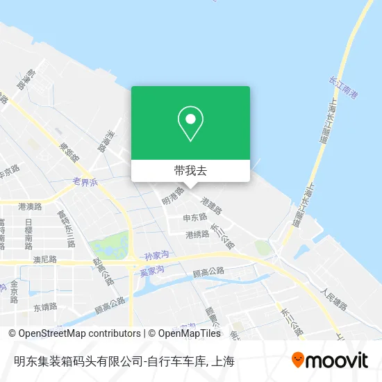 明东集装箱码头有限公司-自行车车库地图