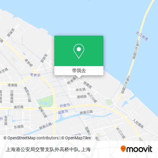 上海港公安局交警支队外高桥中队地图