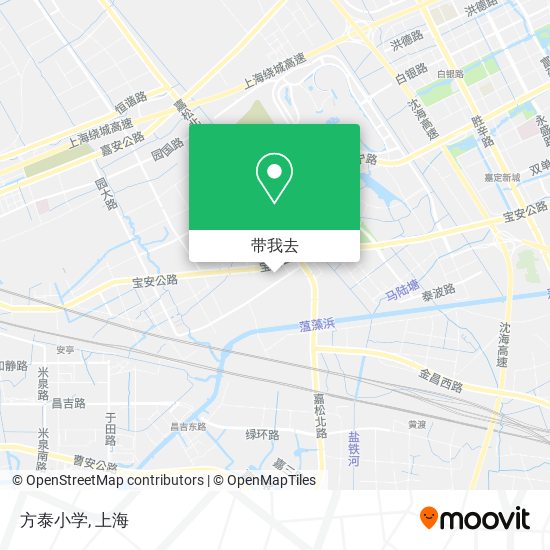 方泰小学地图