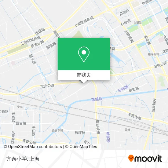 方泰小学地图