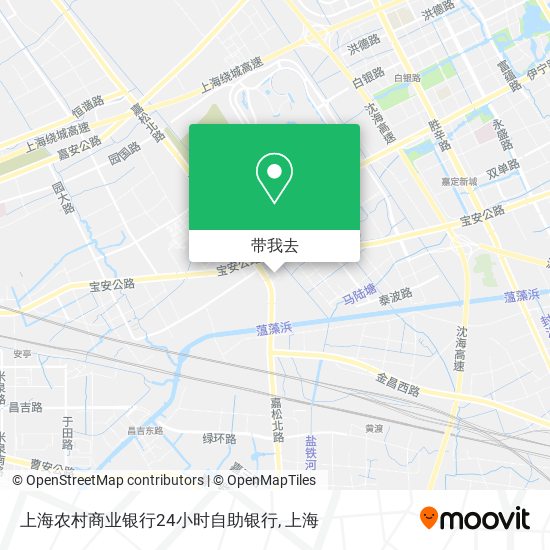 上海农村商业银行24小时自助银行地图