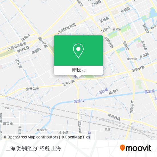 上海欣海职业介绍所地图