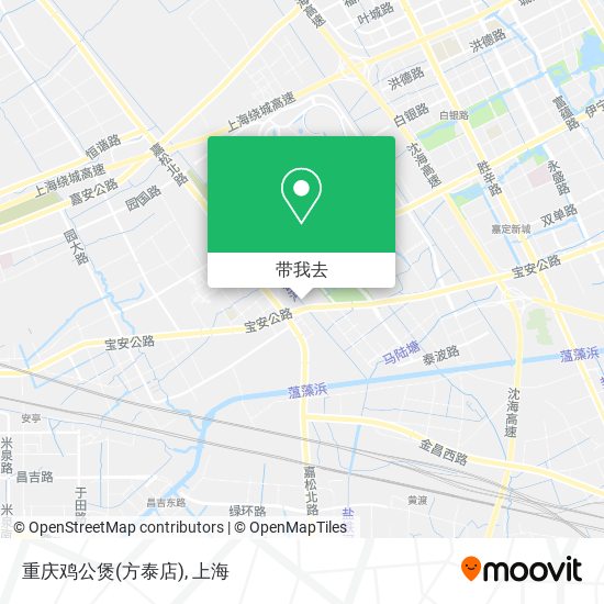 重庆鸡公煲(方泰店)地图