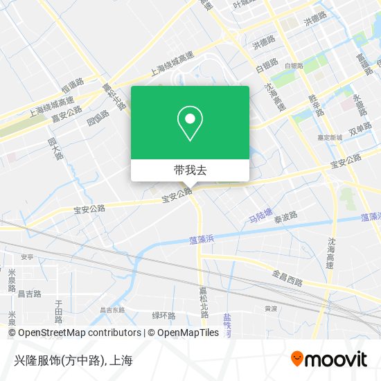 兴隆服饰(方中路)地图