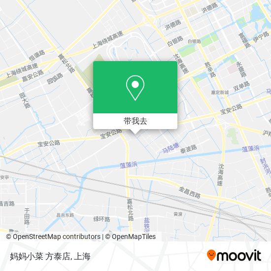 妈妈小菜 方泰店地图