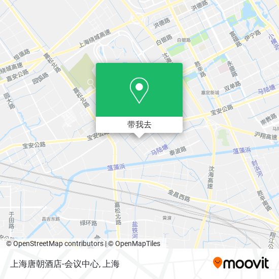 上海唐朝酒店-会议中心地图