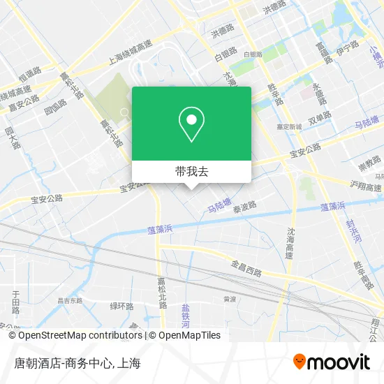 唐朝酒店-商务中心地图