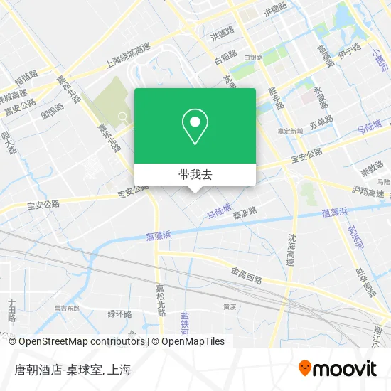 唐朝酒店-桌球室地图
