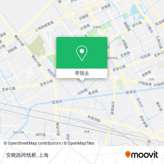 安晓路跨线桥地图