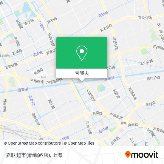 嘉联超市(新勤路店)地图