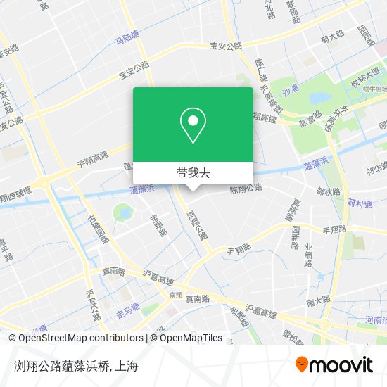 浏翔公路蕴藻浜桥地图