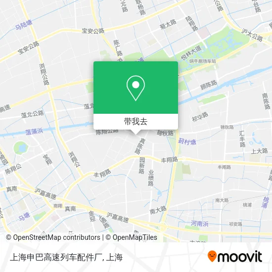 上海申巴高速列车配件厂地图