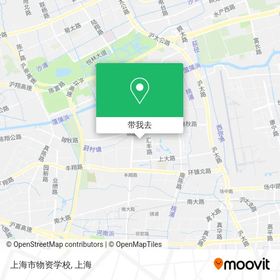 上海市物资学校地图